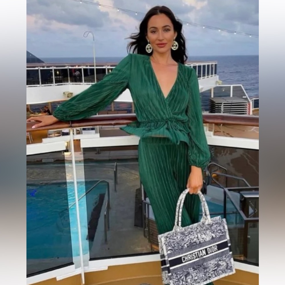 Zara Green Set (Top & Pants)